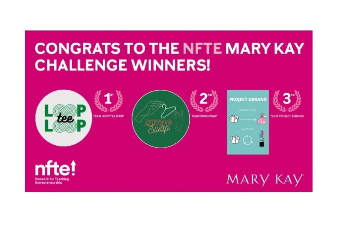 Global youth problem-solvers announced as winners of Mary Kay Inc.-sponsored NFTE World Series of Innovation Challenge