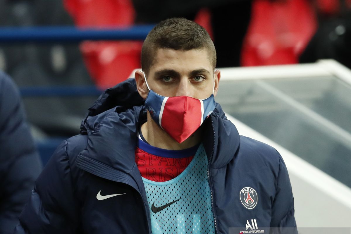 Verratti absen saat PSG  hadapi Bayern lantaran terpapar COVID-19