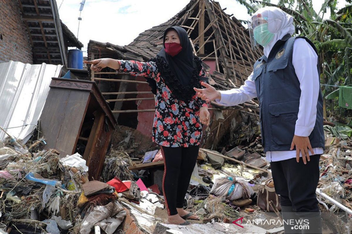 Banjir di Pasuruan surut, namun ribuan rumah masih terendam banjir