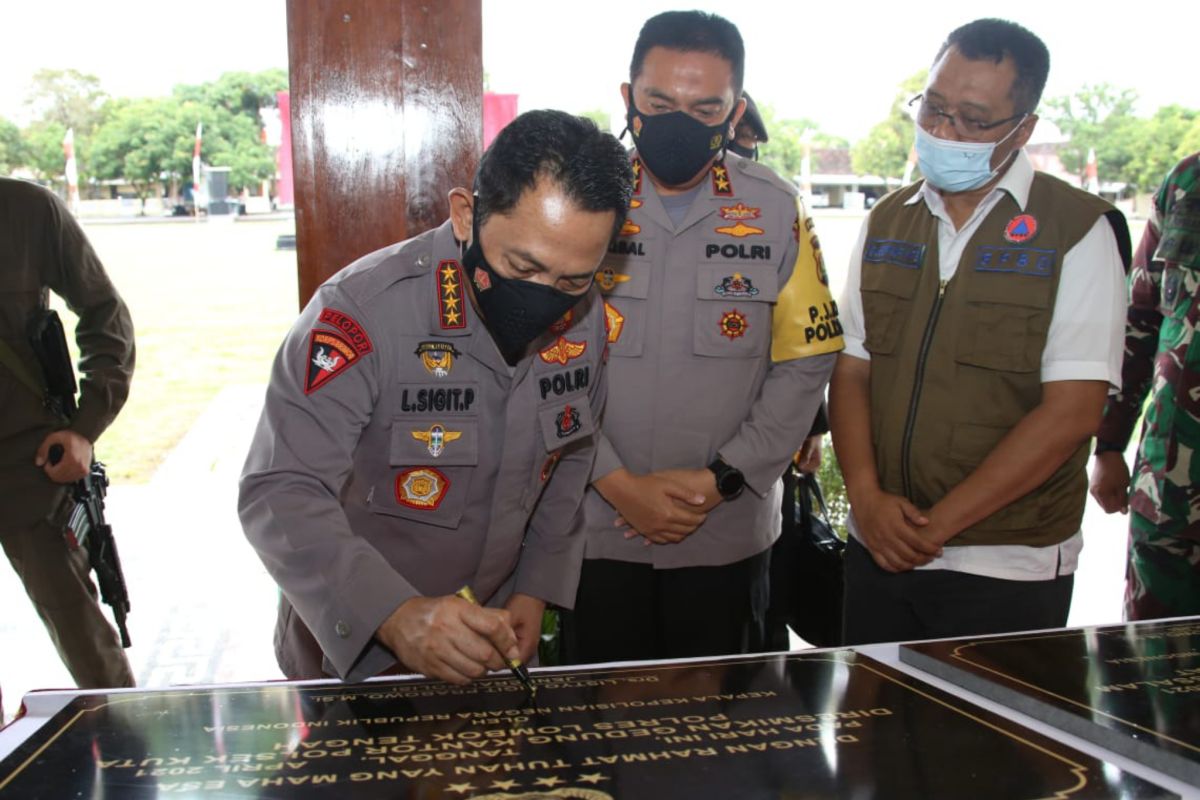 Kapolri resmikan Lapangan Bhara Daksa di NTB