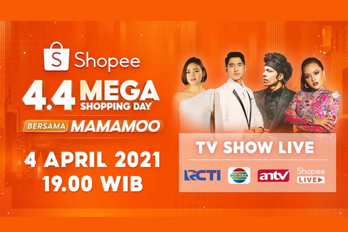 AL & Andin tampil di Shopee 4.4 Mega Shopping Day bersama MAMAMOO