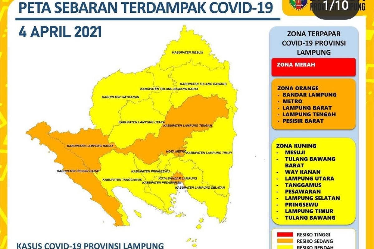 Jumlah kasus positif COVID-19 di Lampung bertambah 28