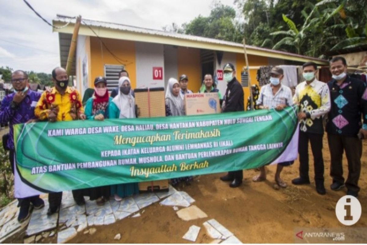 IKAL bantu huntara korban banjir bandang Hulu Sungai Tengah