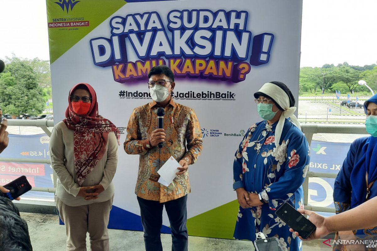 Menkominfo apresiasi pelaksanan Vaksin Indonesia Bangkit di RSUI
