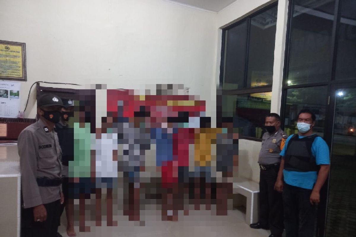 Polres Lampung Timur tangkap tujuh pelaku pencurian dengan kekerasan