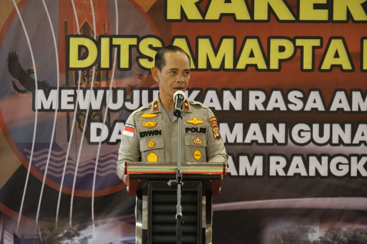 Wakapolda Kaltara Buka Rakernis Sabhara Ditsamapta Polda Kaltara tahun 2021