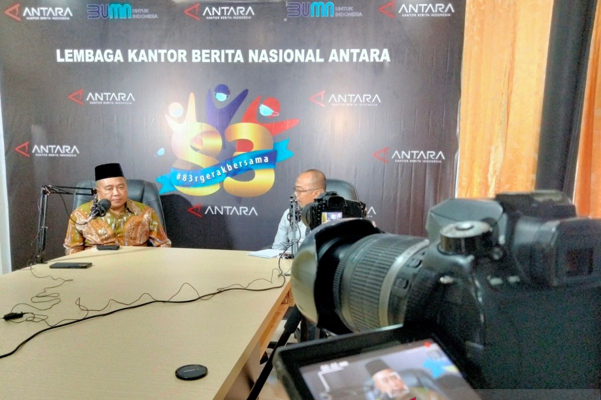 Bupati Aceh Barat paparkan kesuksesan surplus beras melalui Podcast ANTARA Aceh