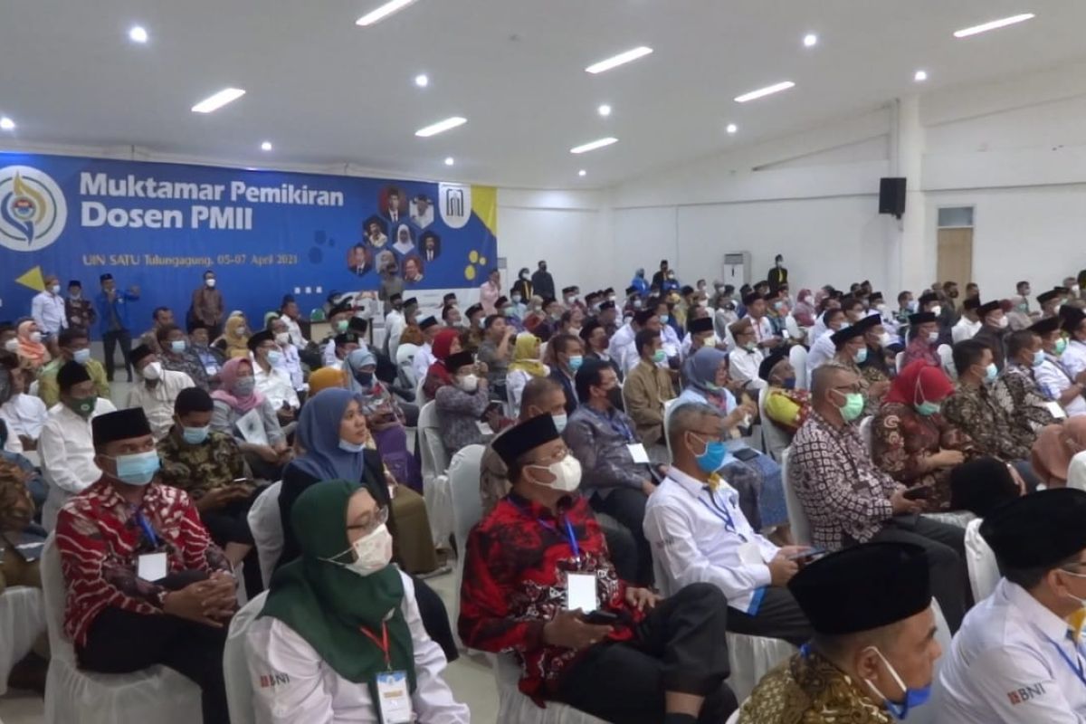 Ratusan dosen PMII hadiri Muktamar Pemikiran di UIN Tulungagung