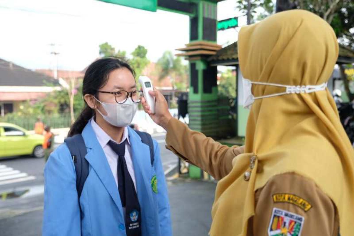 Uji coba PTM di Kota Magelang berjalan baik