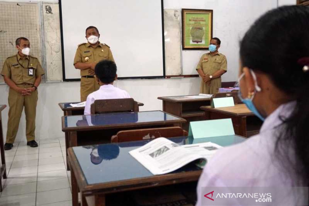 SMPN 1 Boyolali mulai uji coba pembelajaraan tatap muka