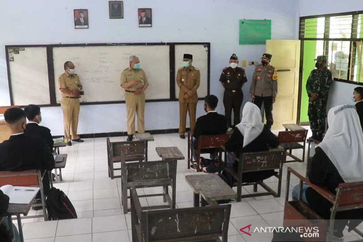 Empat sekolah di Temanggung uji coba pembelajaran tatap muka