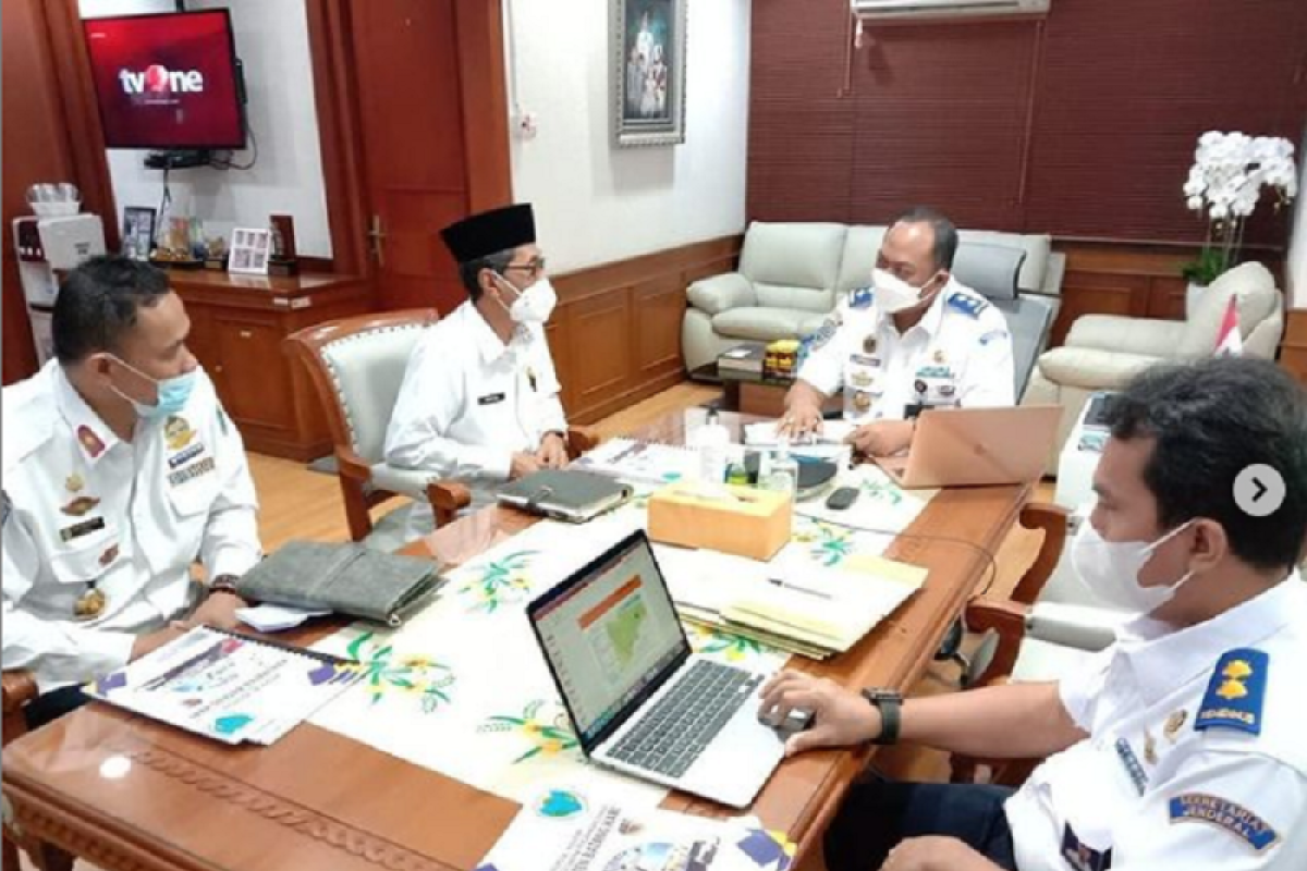 Wabup Batanghari sambangi Biro Perencanaan Kementerian Perhubungan