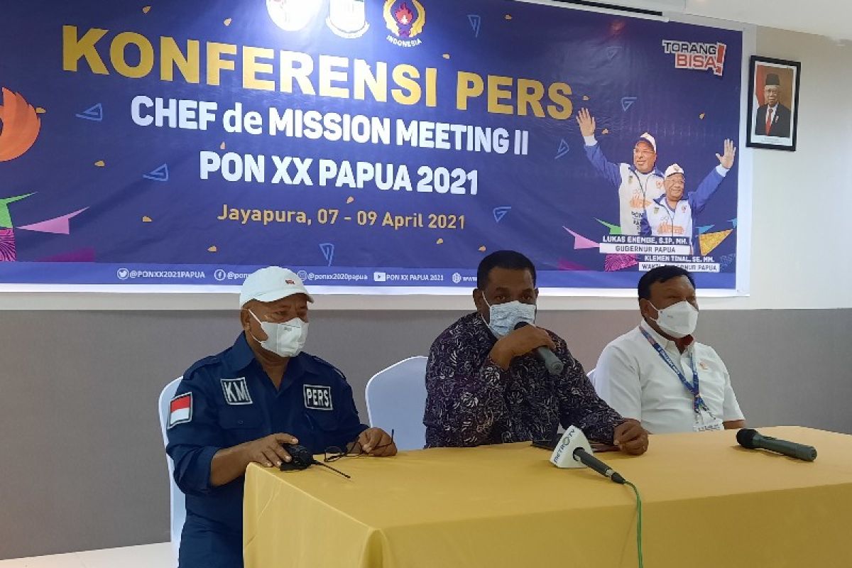 NTT absen CdM Meeting II PON XX Papua 2021