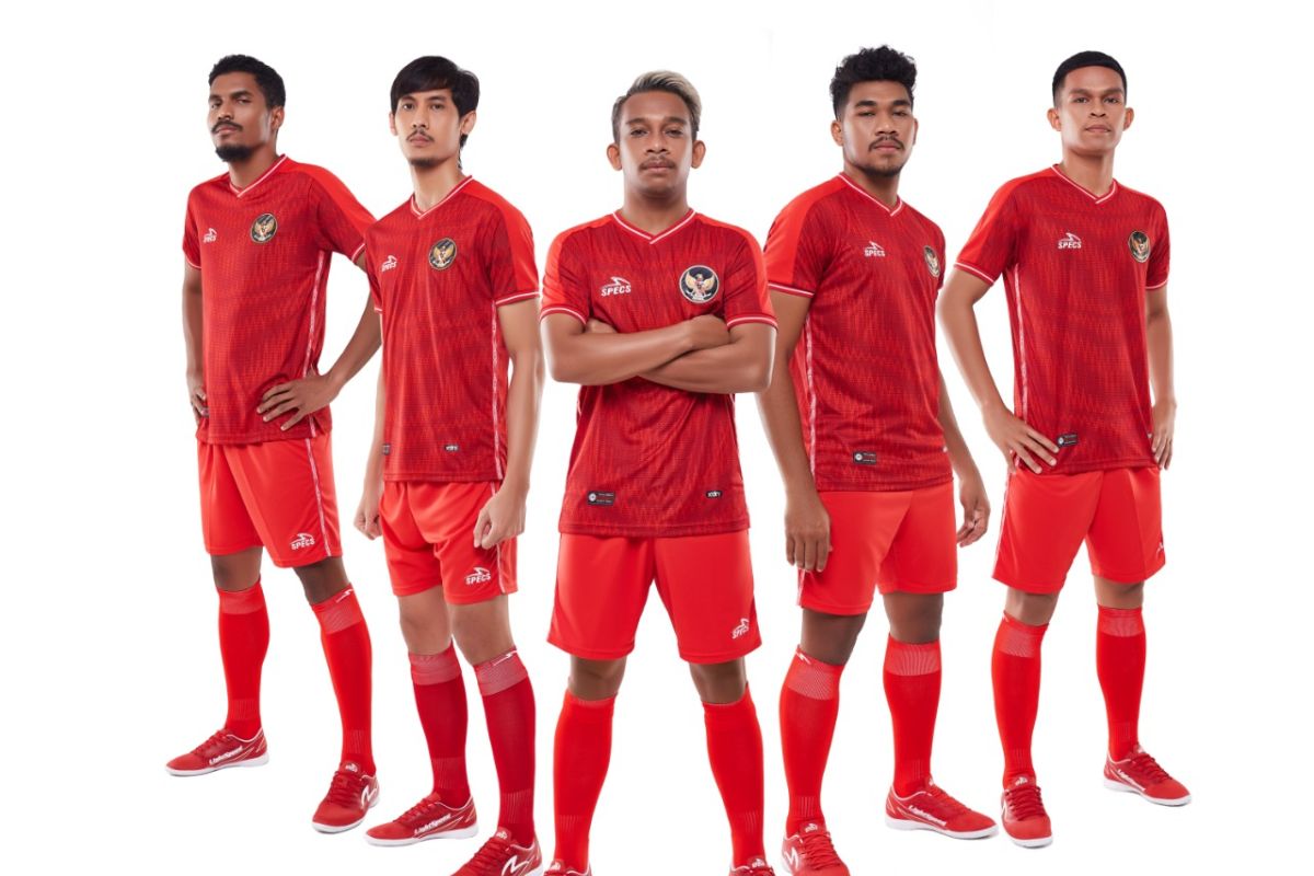 Specs luncurkan kostum baru Timnas  Futsal Indonesia