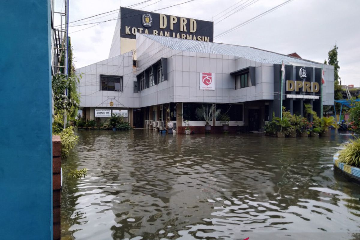 Banjarmasin kembali dilanda air pasang picu banjir