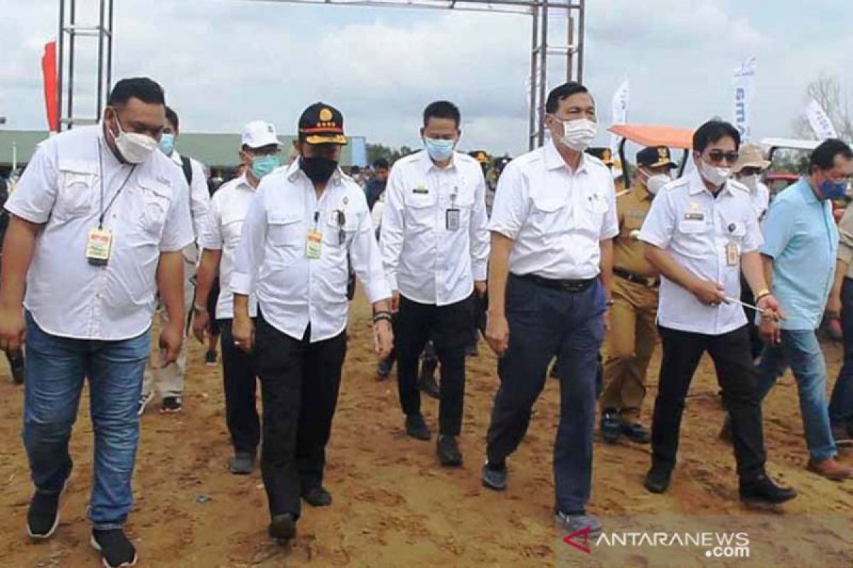 Air di lokasi food estate Kalteng ditata