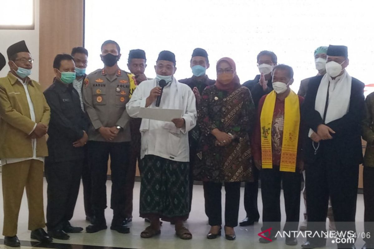 Bupati Bogor dan tokoh lintas agama deklarasi tangkal terorisme (video)