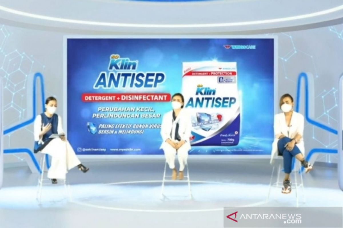 Deterjen dengan disinfektan klaim mampu singkirkan virus pada pakaian