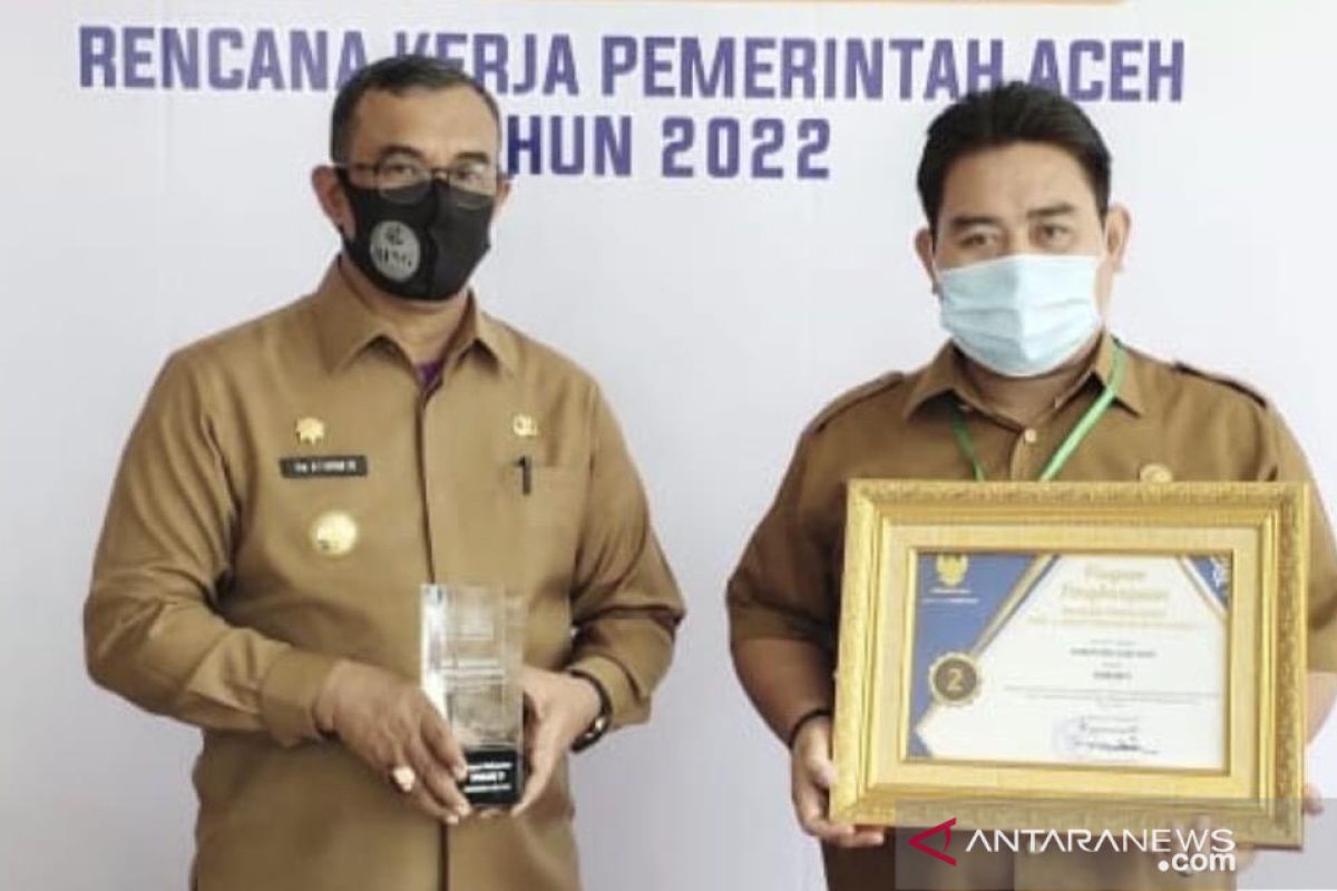 Aceh Jaya terbaik kedua kategori perencanaan anugerah AMI 2021