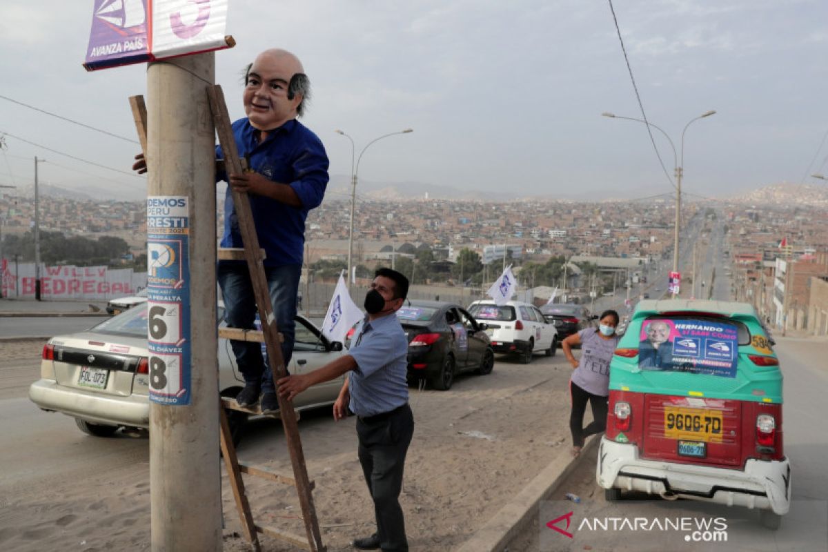 Sehari jelang pemilu, Peru alami rekor harian kematian COVID-19