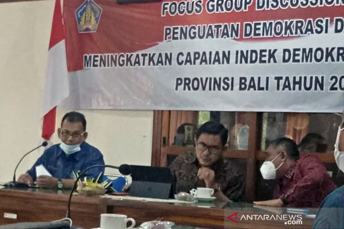 Bakesbangpol: Indeks Demokrasi Bali turun tapi masih baik