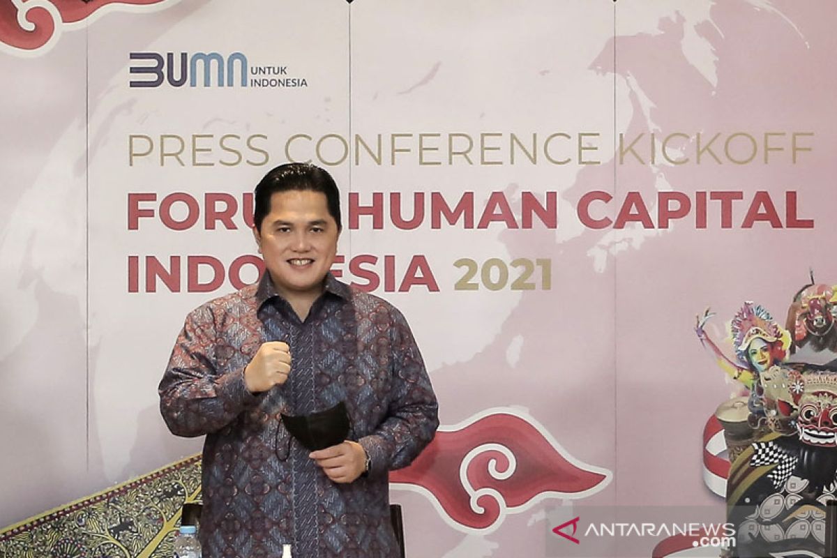 Erick Thohir ingin CEO BUMN harus bisa bersaing dengan CEO global