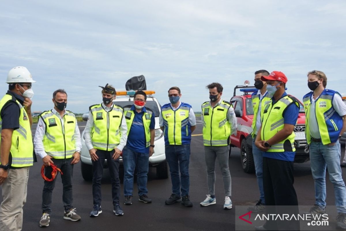 Dorna Sports cek kesiapan fasilitas Bandara Lombok menyambut MotoGP