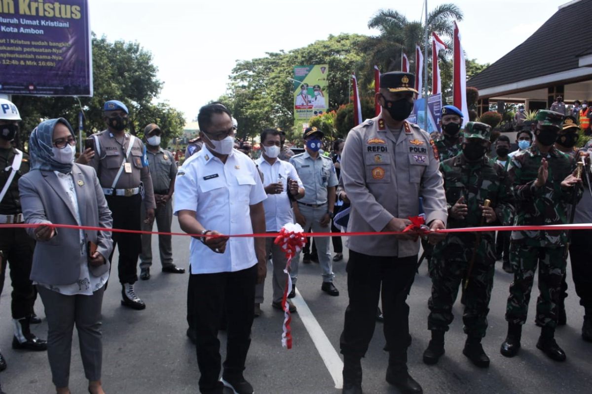 Jalan A.Y. Patty dan Slamet Riyadi jadi Kawasan tertib lalu lintas di kota Ambon