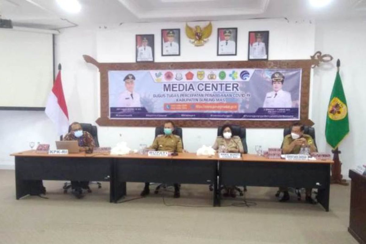 Bupati Gumas ingin capaian MCP ditingkatkan