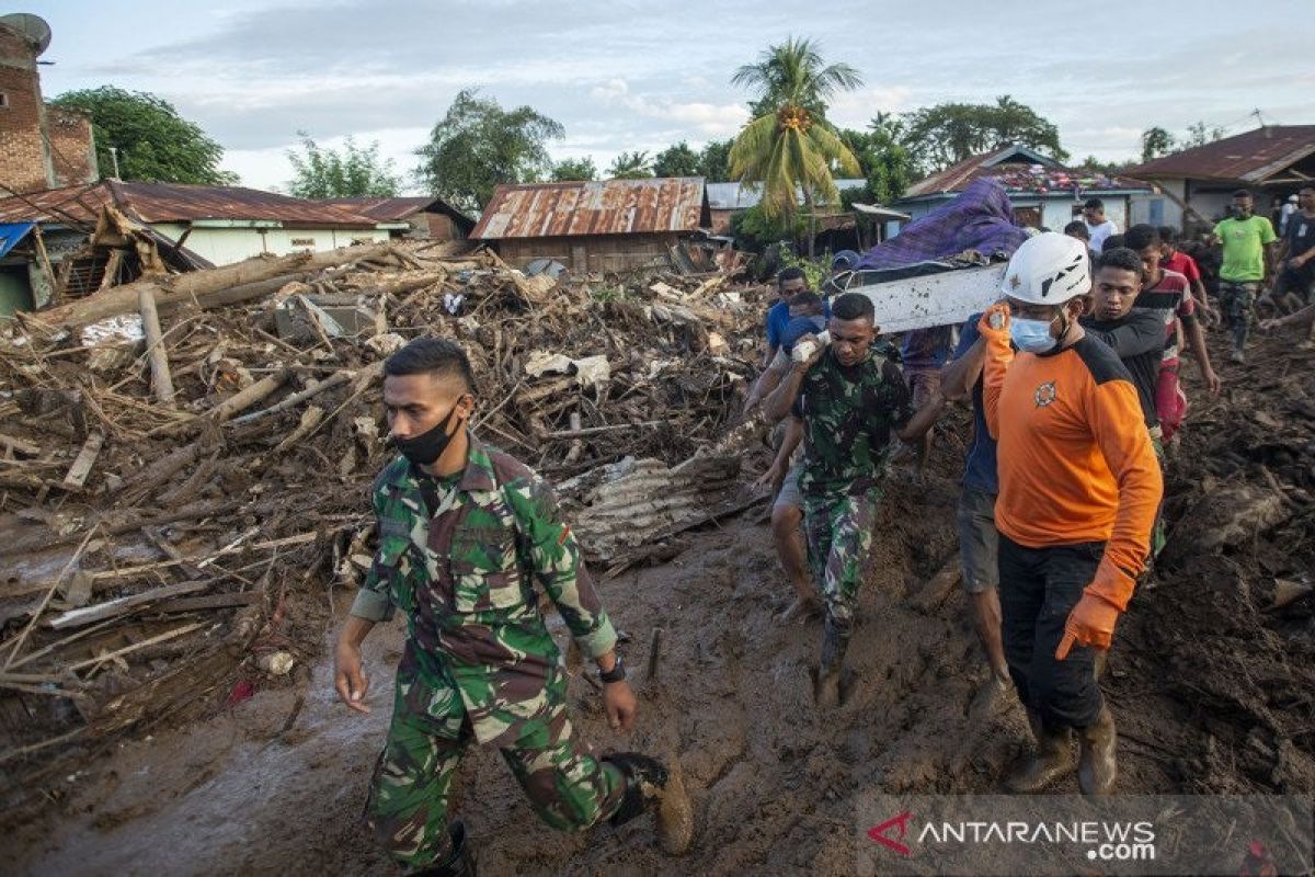 Korban jiwa akibat bencana alam di wilayah NTT bertambah jadi 124 orang