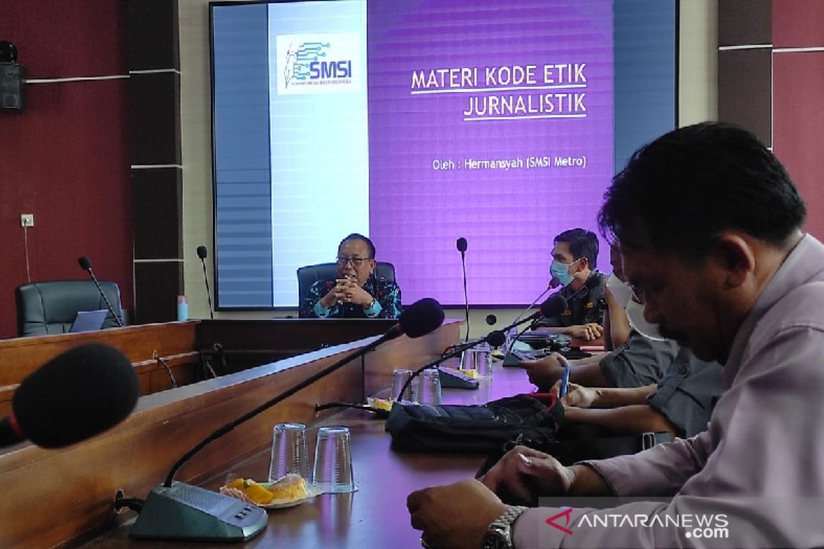 SMSI gelar roadshow workshop jurnalistik kepada seluruh OPD Metro