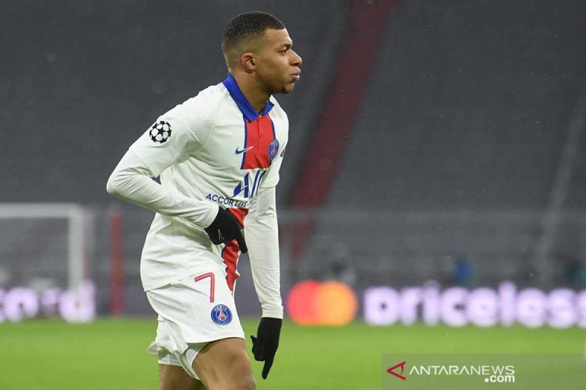 Kylian Mbappe pimpin PSG pukul Bayern 3-2 di Allianz Arena