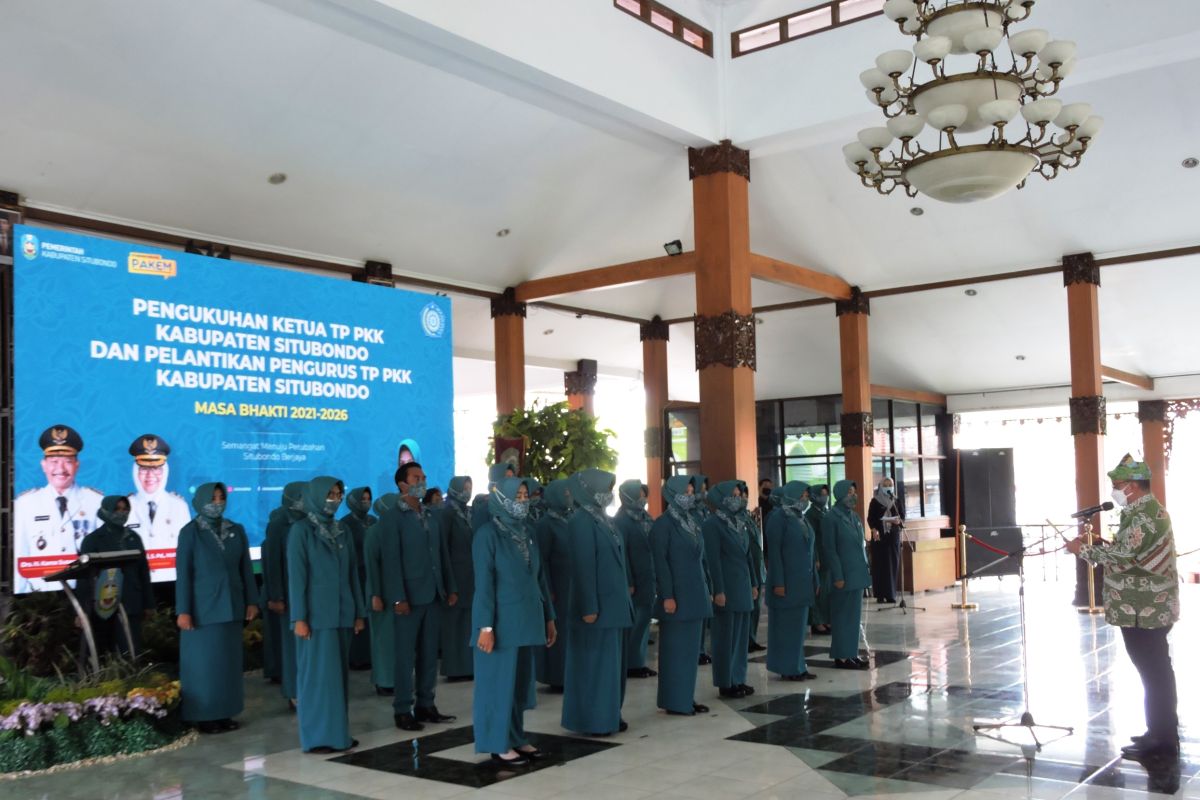 Bung Karna lantik Ketua dan Pengurus TP PKK Situbondo