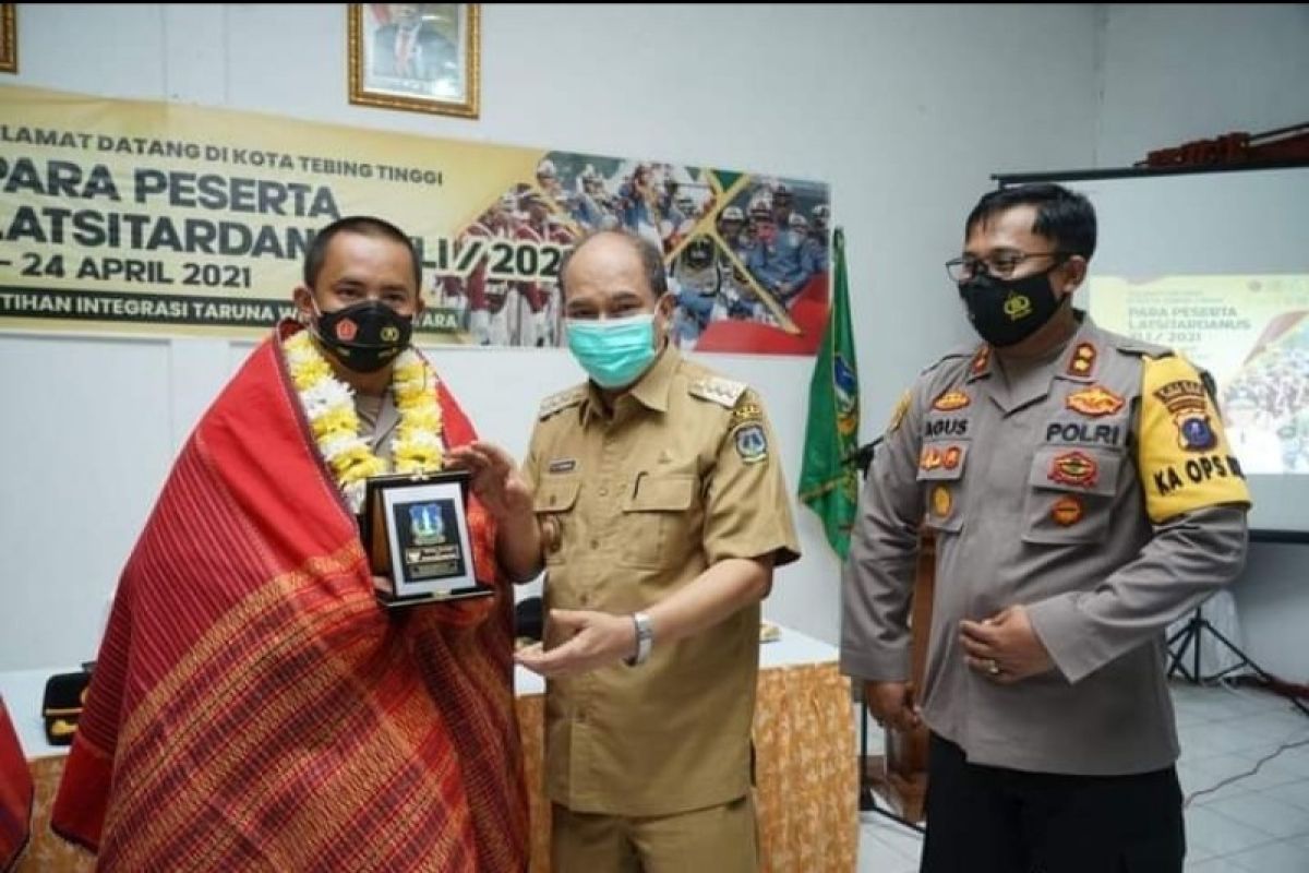 Wali Kota Tebing Tinggi sambut  taruna peserta Latsitardanus 2021