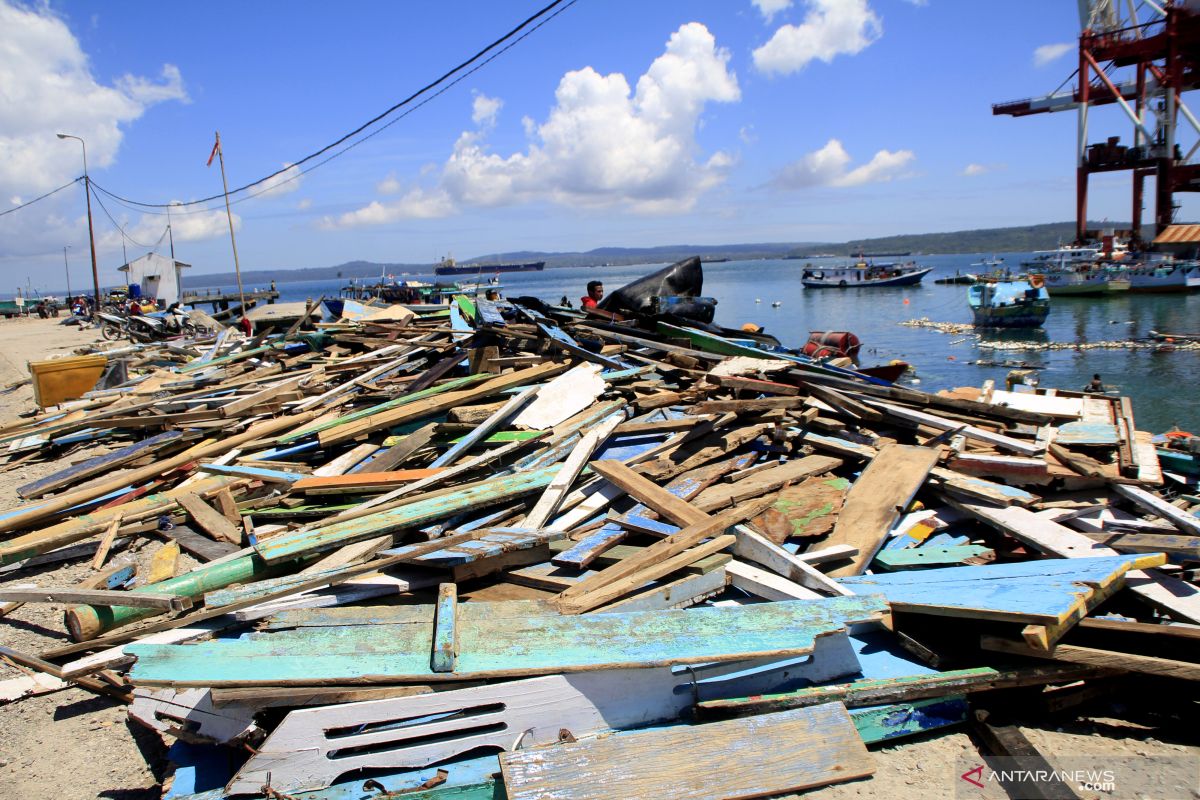 Kerugian nelayan Kota Kupang akibat badai Seroja mencapai Rp4,8 miliar