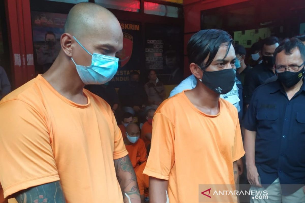 Polrestabes Bandung bekuk dua anggota ormas pemeras teknisi kabel
