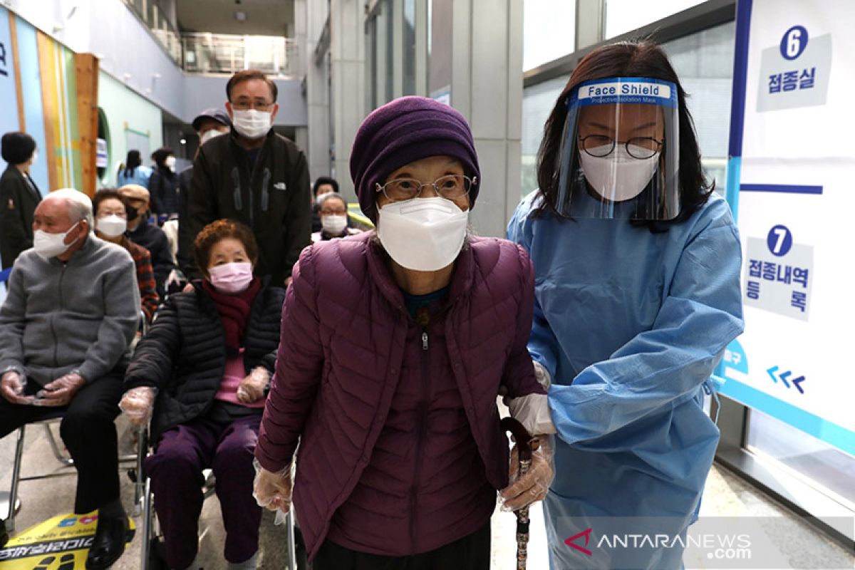 Warga Korsel tidak perlu pakai masker jika telah divaksin COVID-19