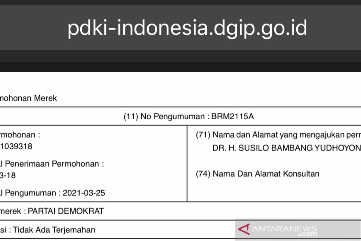 Kelompok KLB Moeldoko sebut Demokrat bukan merek dan milik pribadi