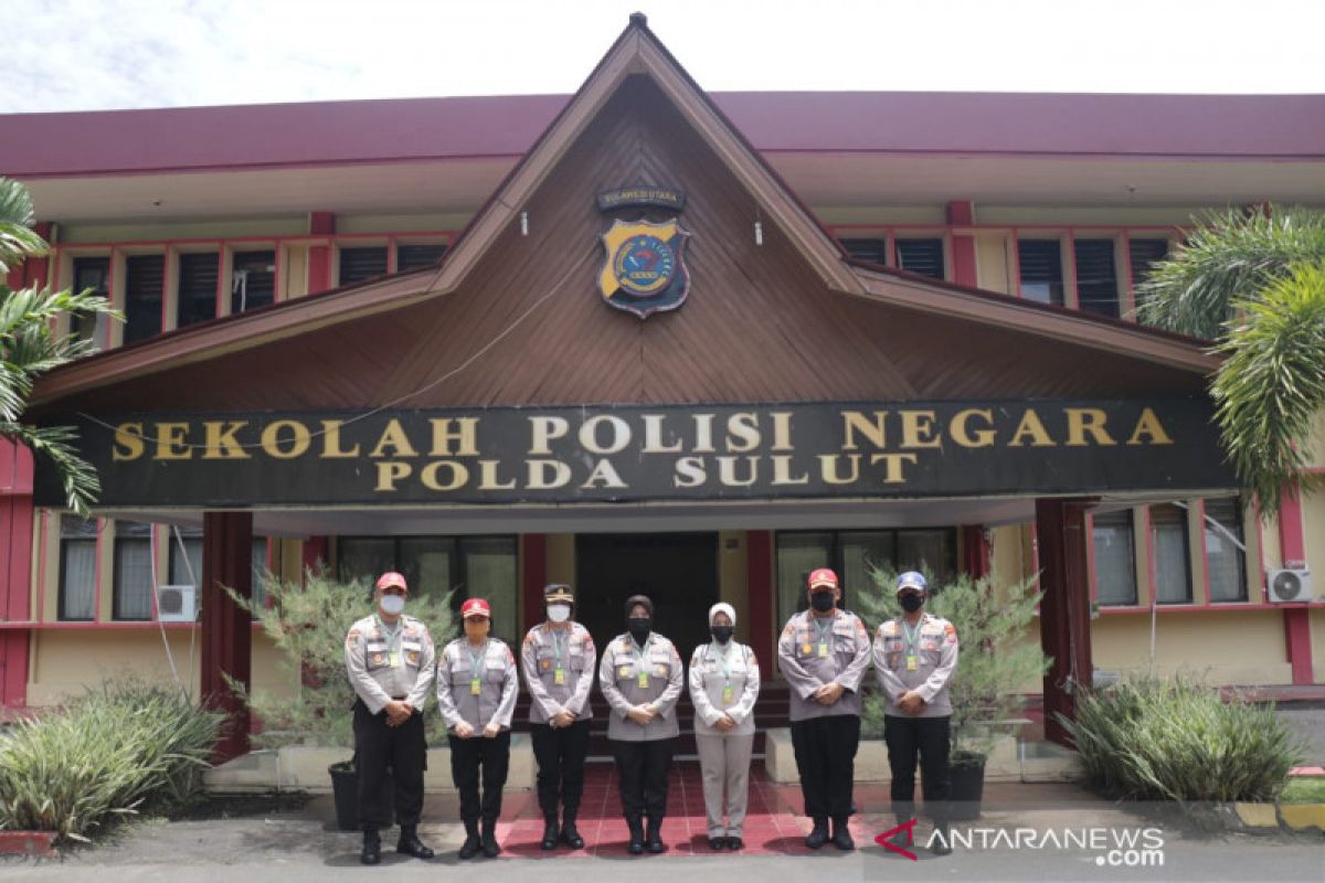 Lemdiklat Polri cek penerapan prokes kesiapan PBM SPN Polda Sulut