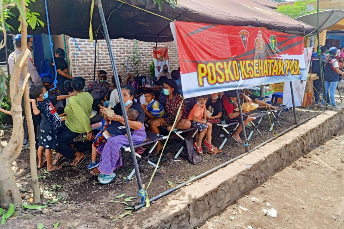 Sebanyak 1.105 penduduk Ile Boleng Flores Timur kehilangan tempat tinggal