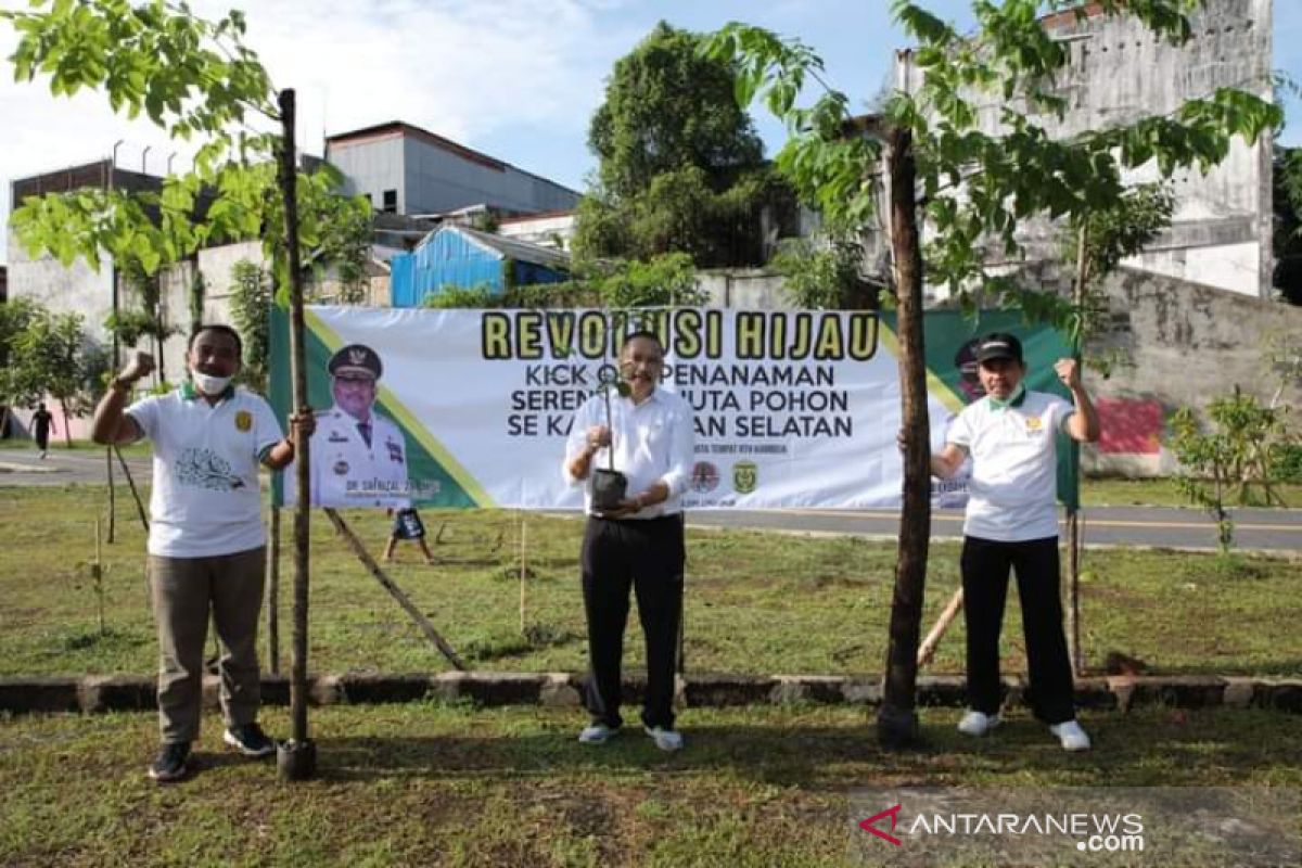 Banjarmasin ikut sukseskan gerakan menanam sejuta pohon