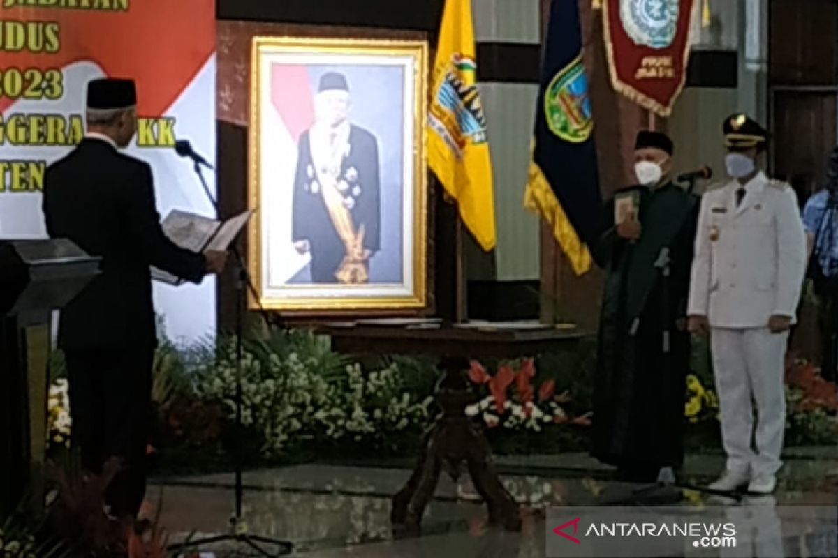 Gubernur Jateng minta Bupati Kudus lanjutkan reformasi birokrasi