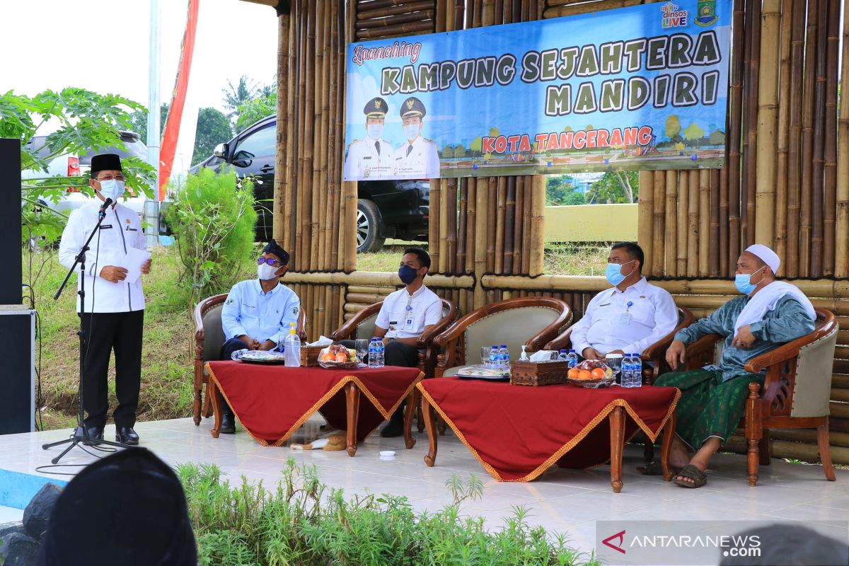 Arief: Kampung sejahtera mandiri Kota Tangerang solusi atasi masalah sosial