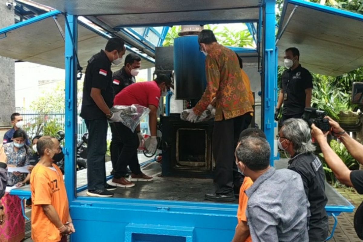 BNN Bali musnahkan 28 kg ganja dari sindikat lintas provinsi