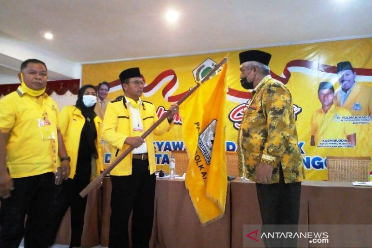 Sempat ricuh, Musda Partai Golkar Bukittinggi tetapkan Kamasril ketua DPD