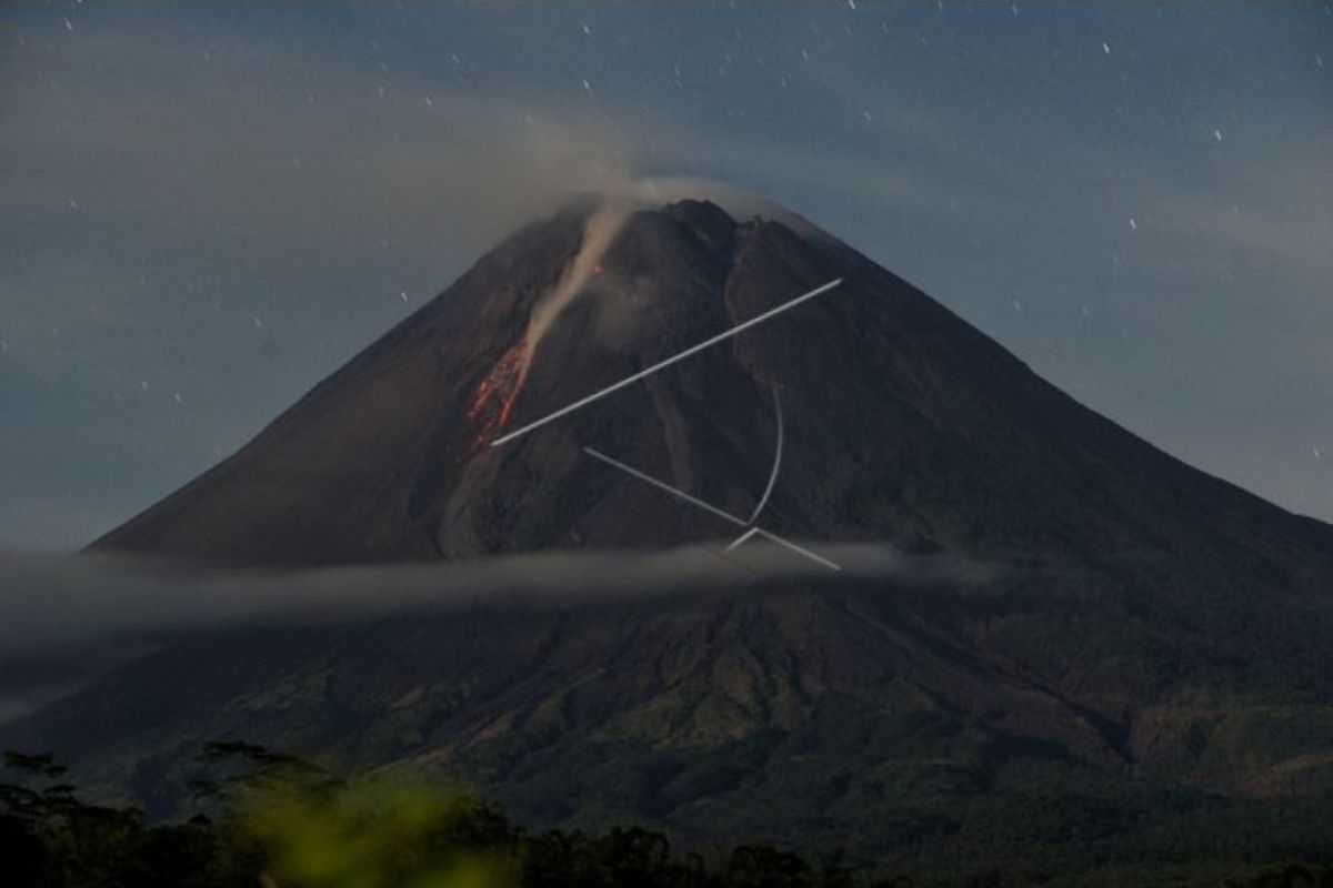 Volume kubah lava Merapi mencapai 1 juta meter kubik