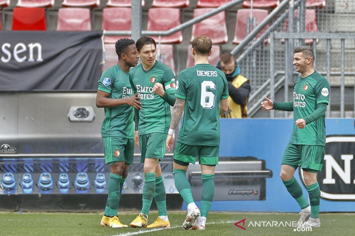 Dua gol bunuh diri warnai kemenangan Feyenoord di markas Utrecht