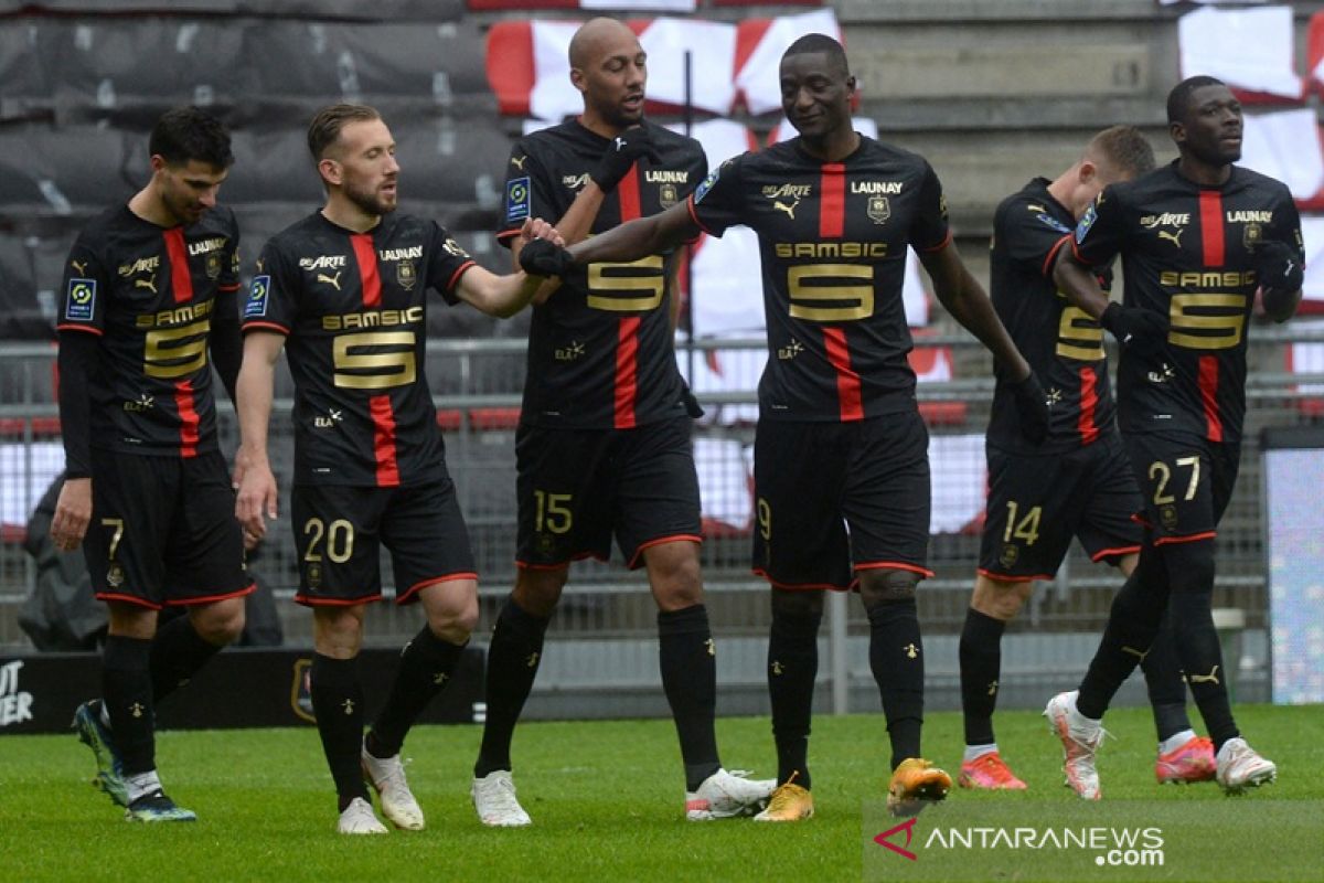 Rennes terus dekati zona Eropa seusai tundukkan Nantes