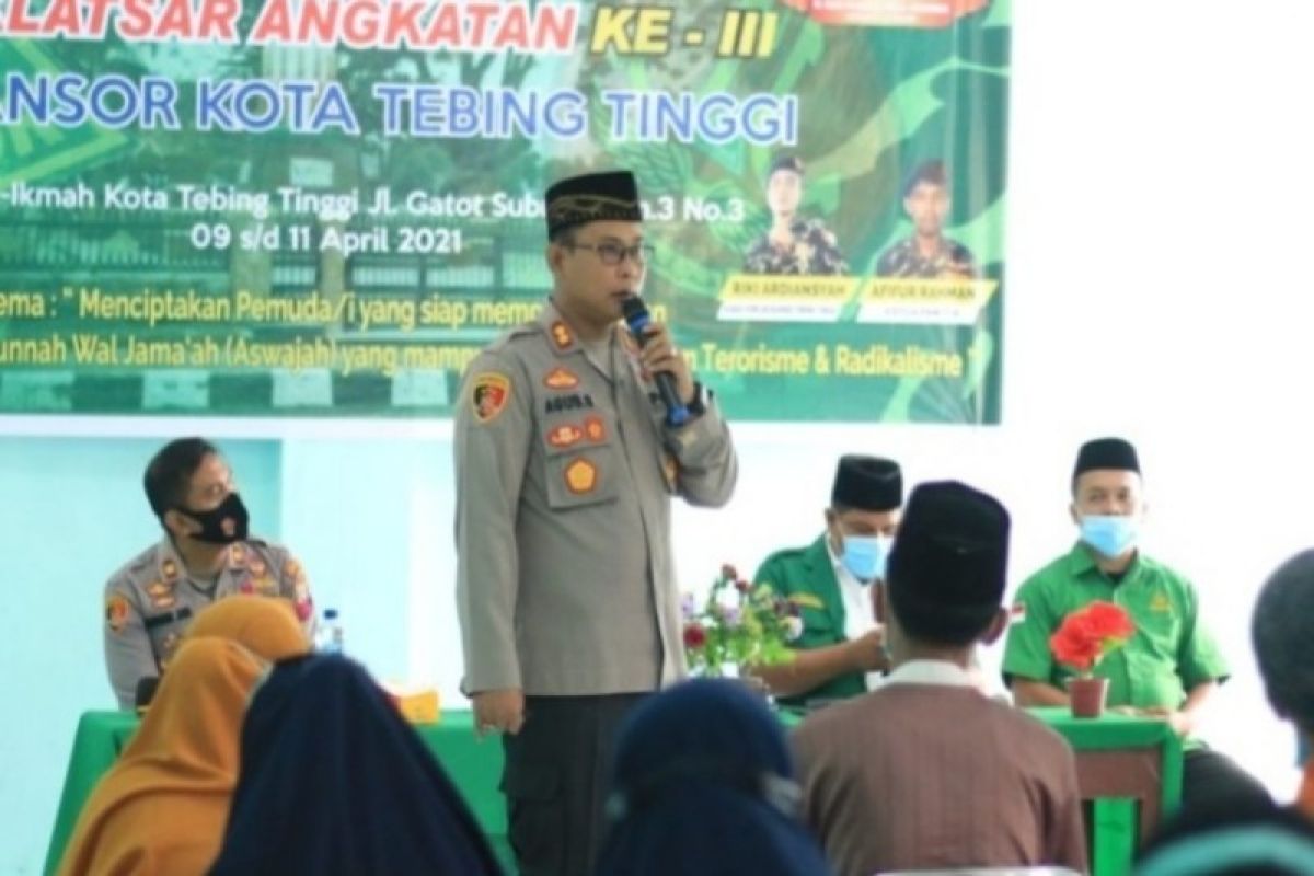 Kapores Tebing Tinggi sampaikan materi kebangsaan