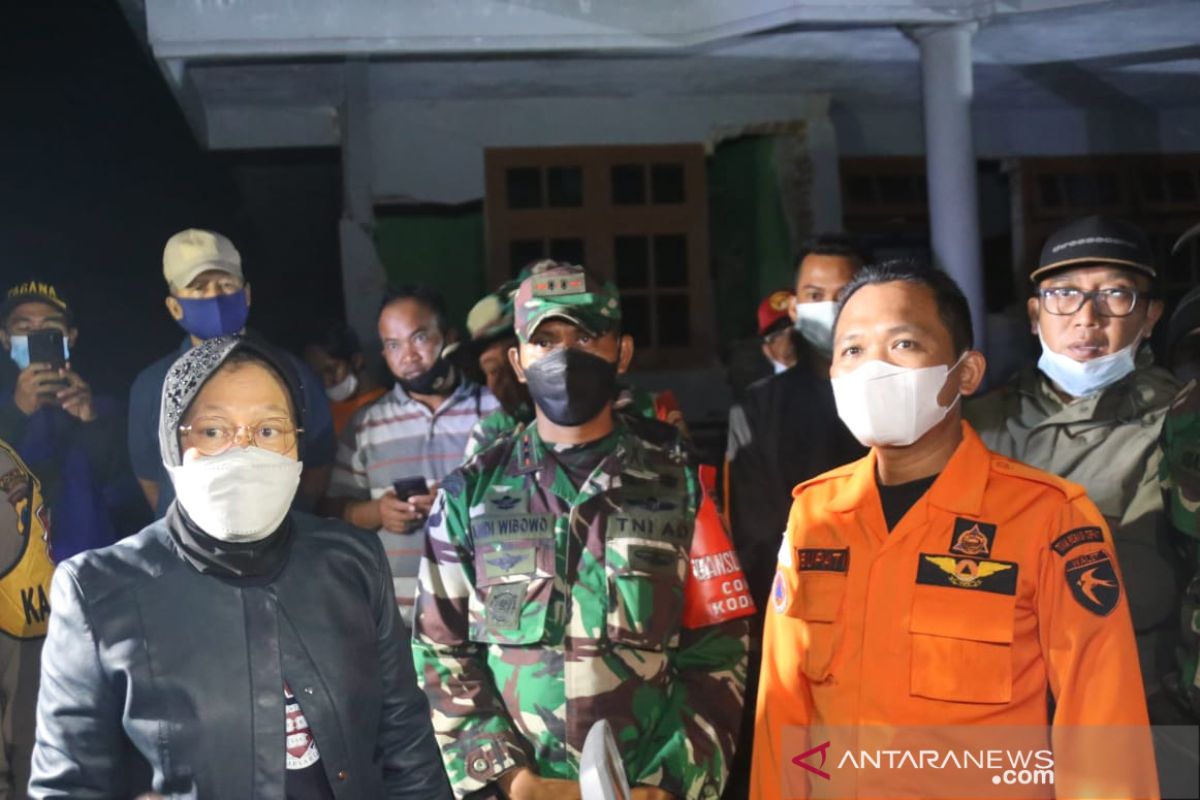 Menteri Sosial minta Bupati Lumajang memastikan warga aman pascagempa
